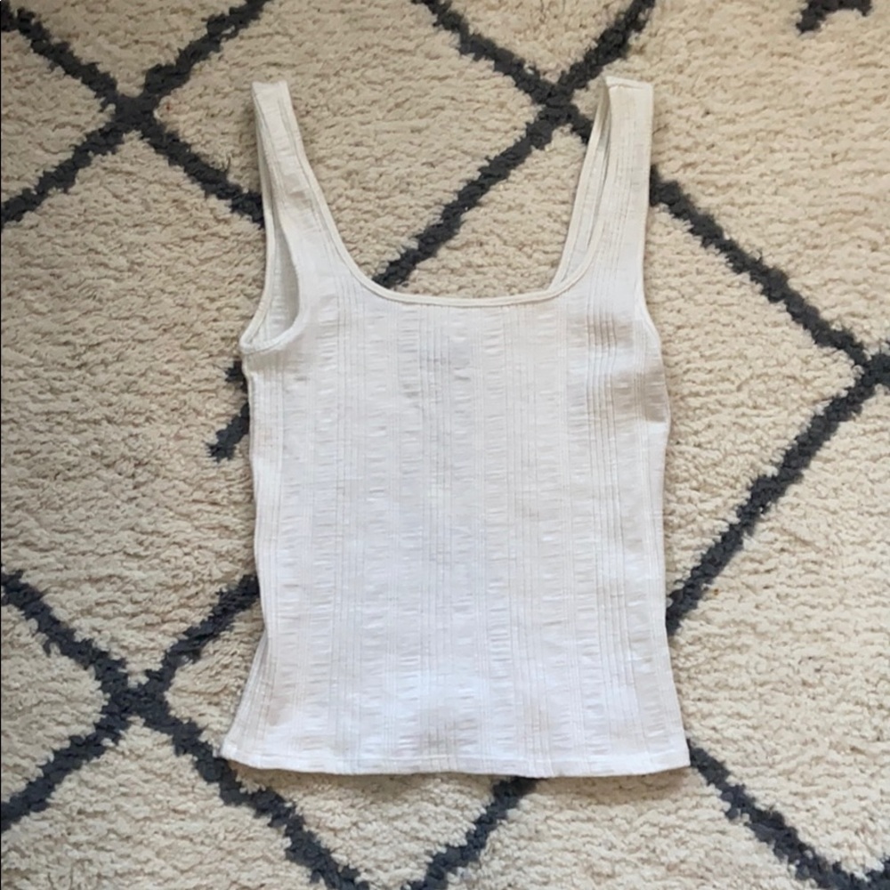 White tanktop